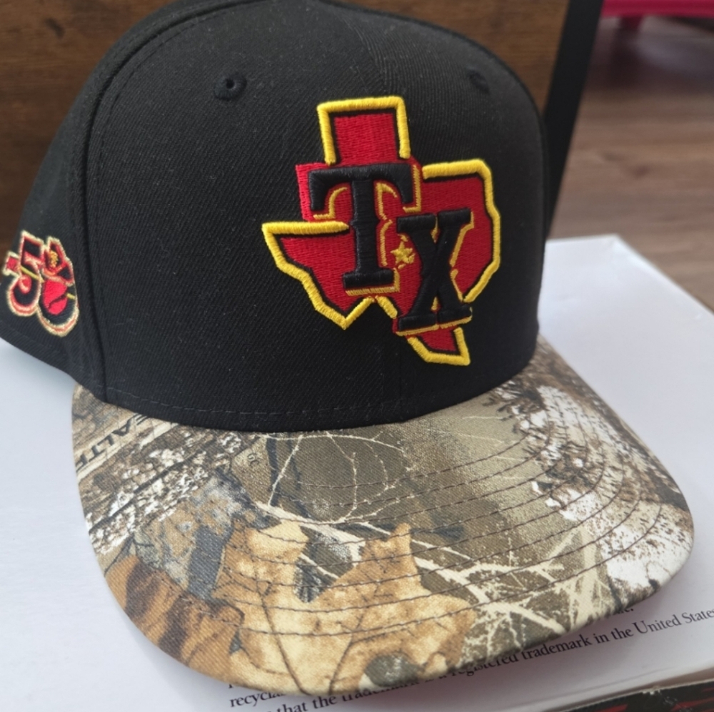 LIDS HD Texas Rangers fitted hat "Top Rope 2.0" 7 3/8